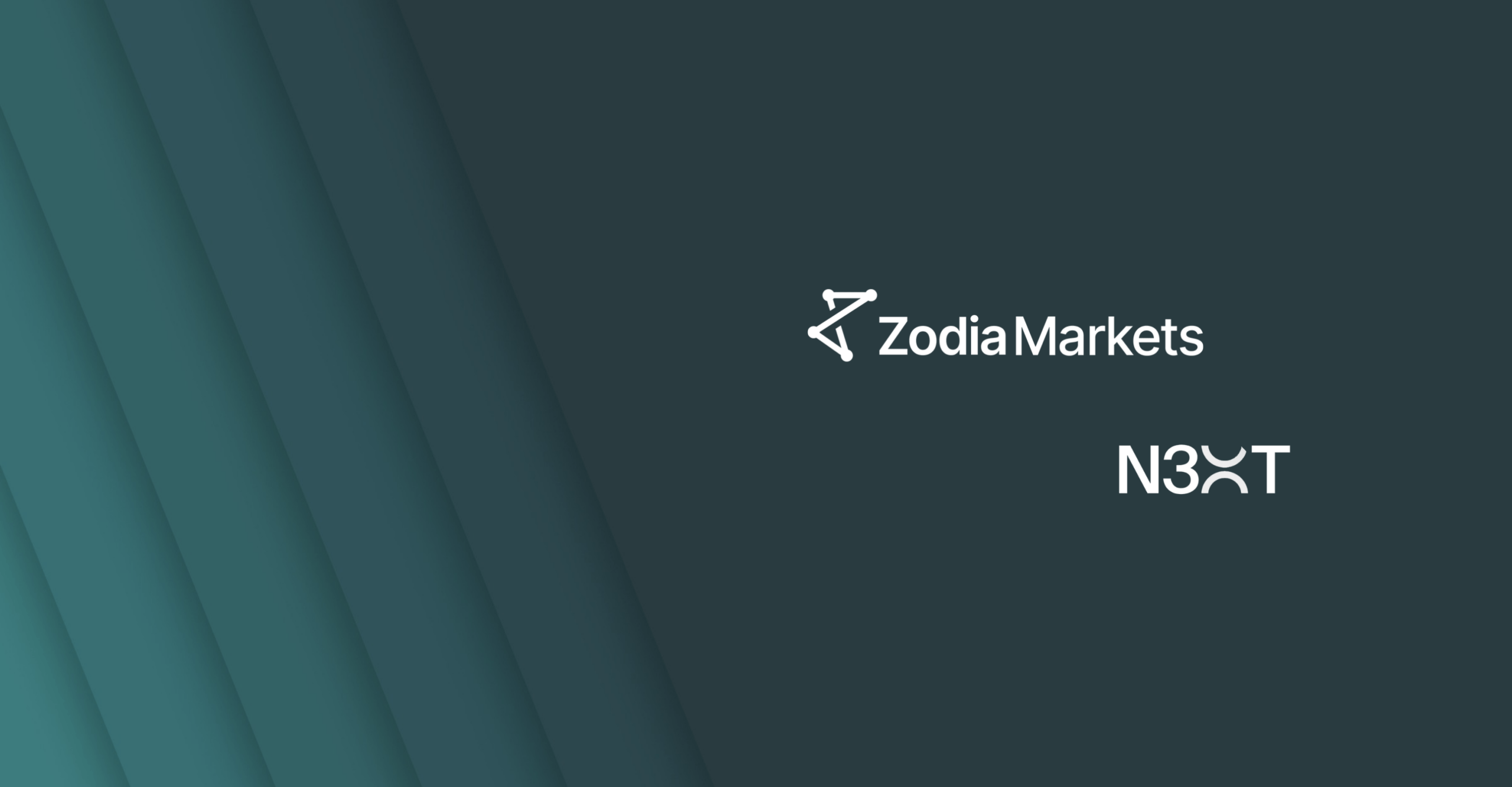 N3XT and Zodia Markets partnership for real-time institutional USD settlement and digital asset trading.