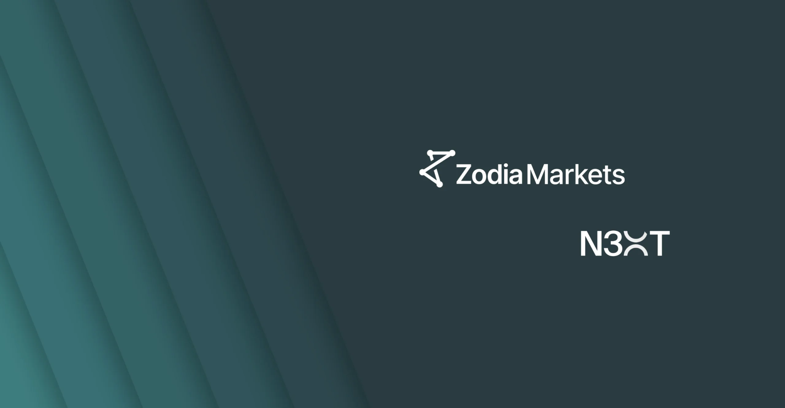 N3XT and Zodia Markets partnership for real-time institutional USD settlement and digital asset trading.
